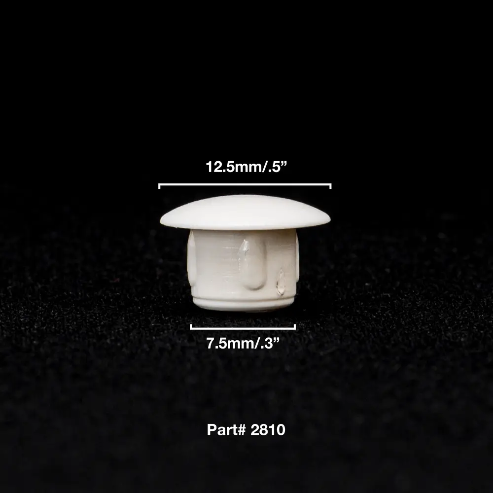 2810 Plug Button with measurements