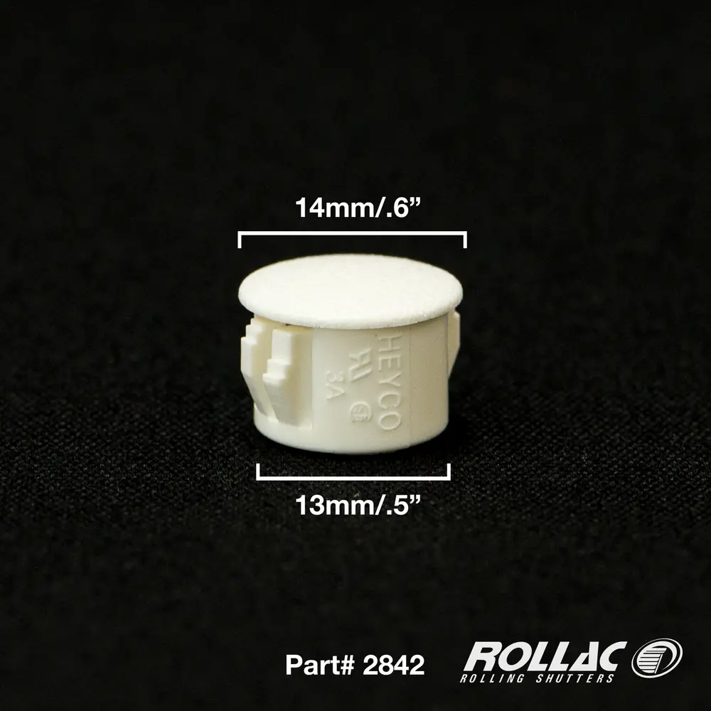 2842 Plug Button with measurements