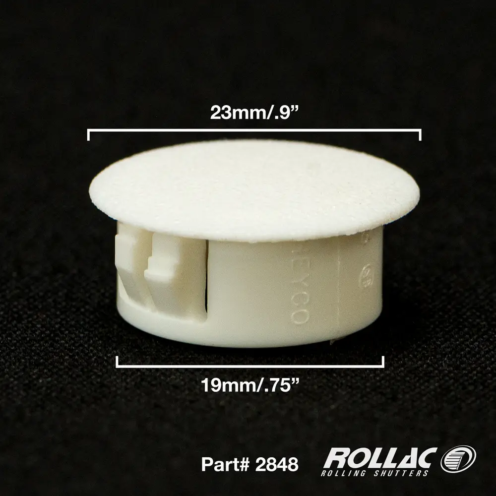 2848 Plug Button with measurements