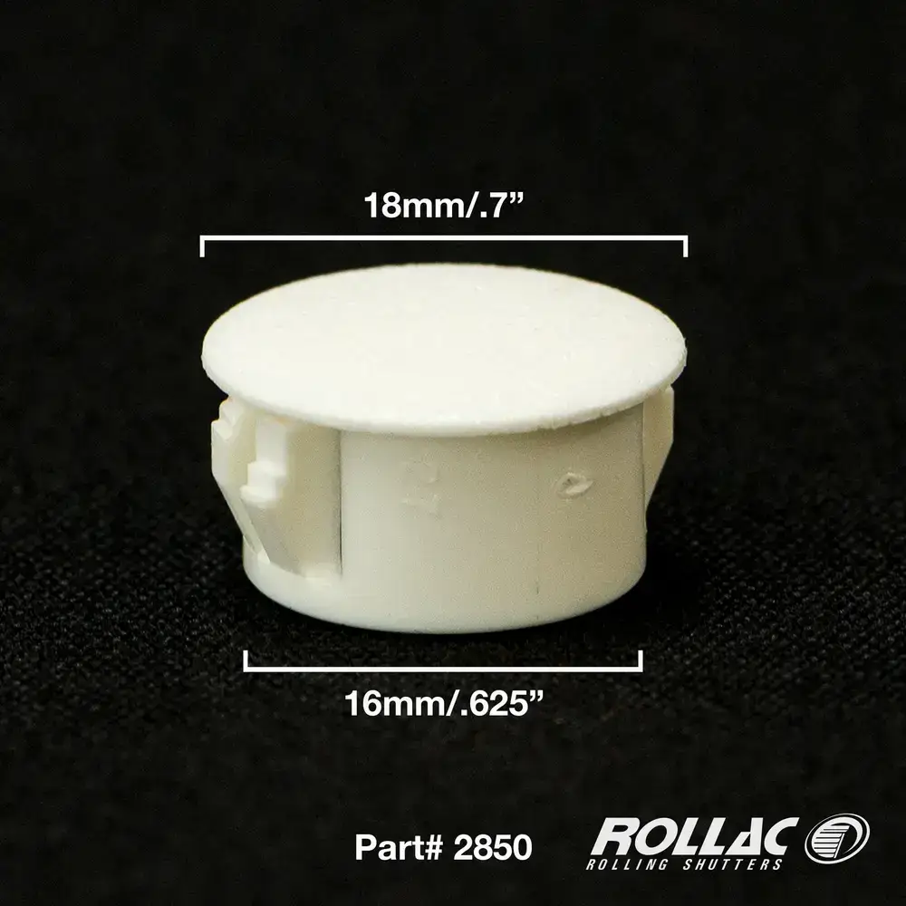2850 Plug Button with measurements