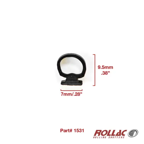 Rubber stripping for maxi baseslat