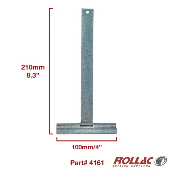 8.25", with hole