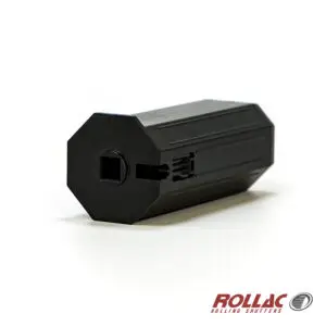 50mm axle, L = 115mm, 10mmSQ hole, clips