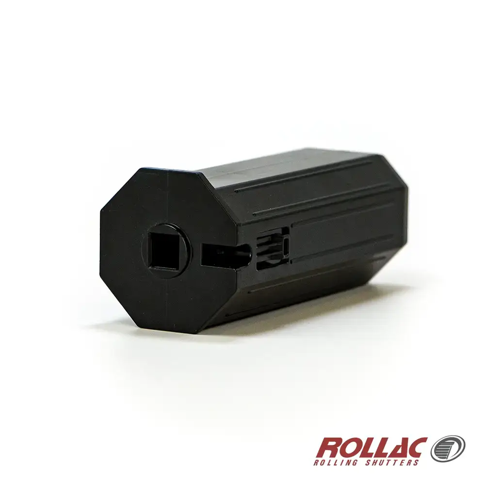 50mm axle, L = 115mm, 10mmSQ hole, clips
