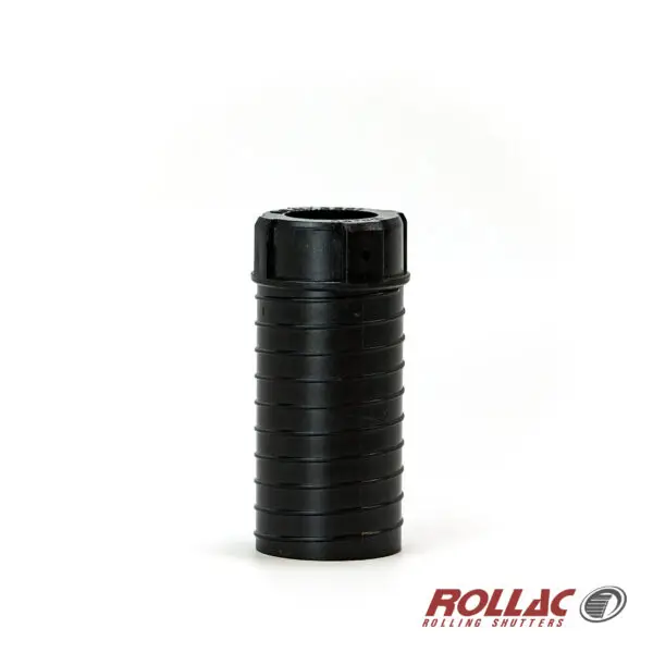 PVC, 40mm/47mm round axle, L = 100mm, 28mm bearing