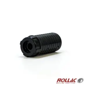 PVC, 40mm/47mm round axle, L = 100mm, 28mm bearing