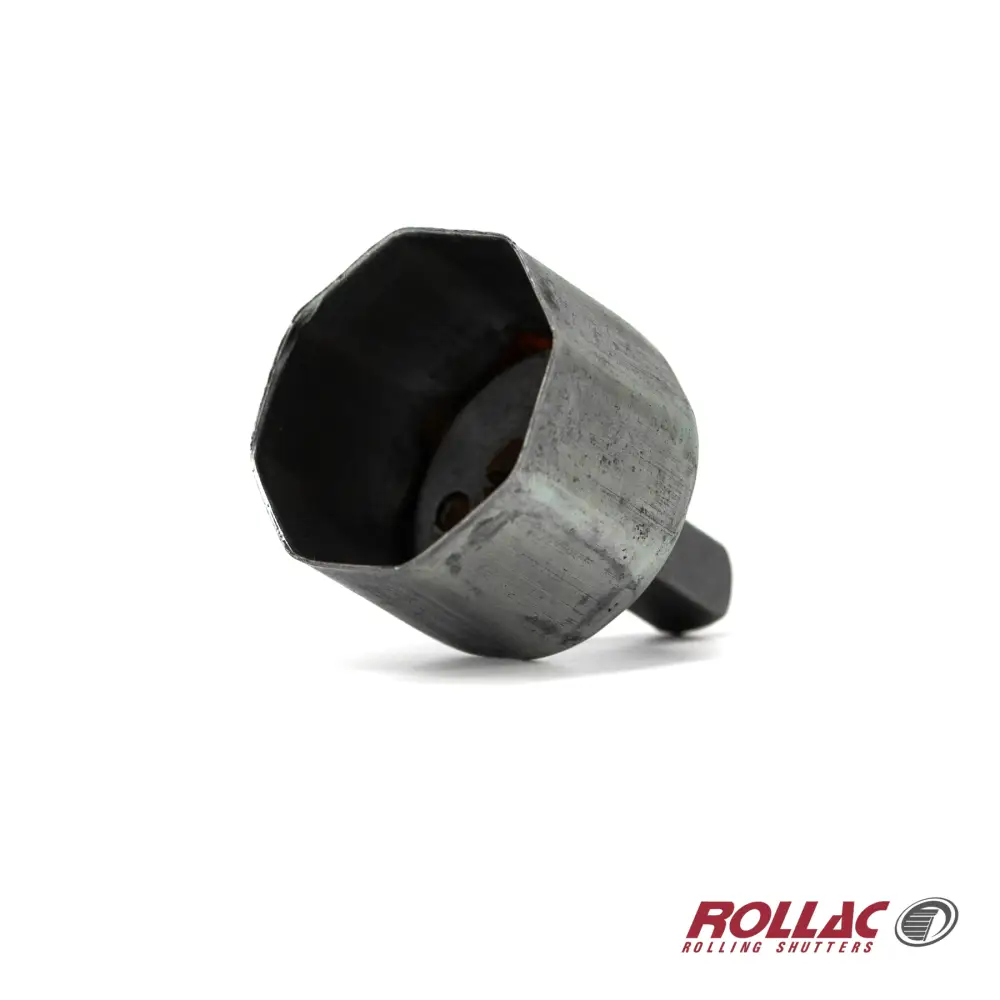 STEEL GEAR-TUBE CONNECTOR W/10MM SQ PIN F/40MM OCT