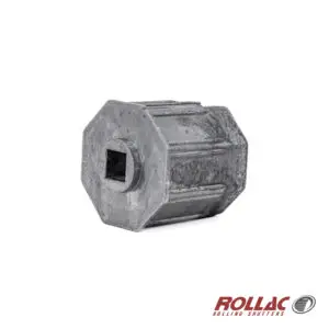 Gear Tube Connector, 60mm axle, ALU, 13mm Hole