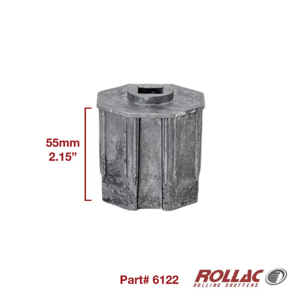 Gear Tube Connector, 60mm axle, ALU, 13mm Hole