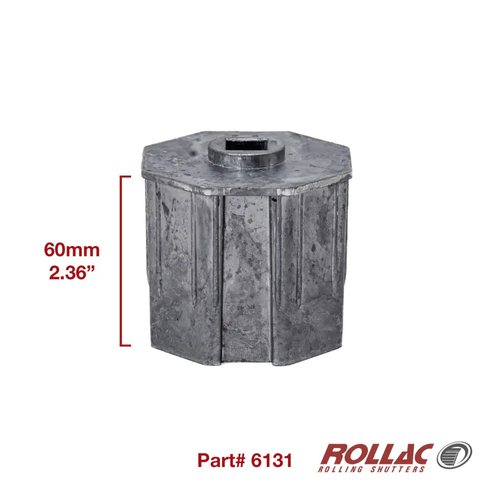 Gear Tube Connector, 70mm axle, ALU, 13mm Hole