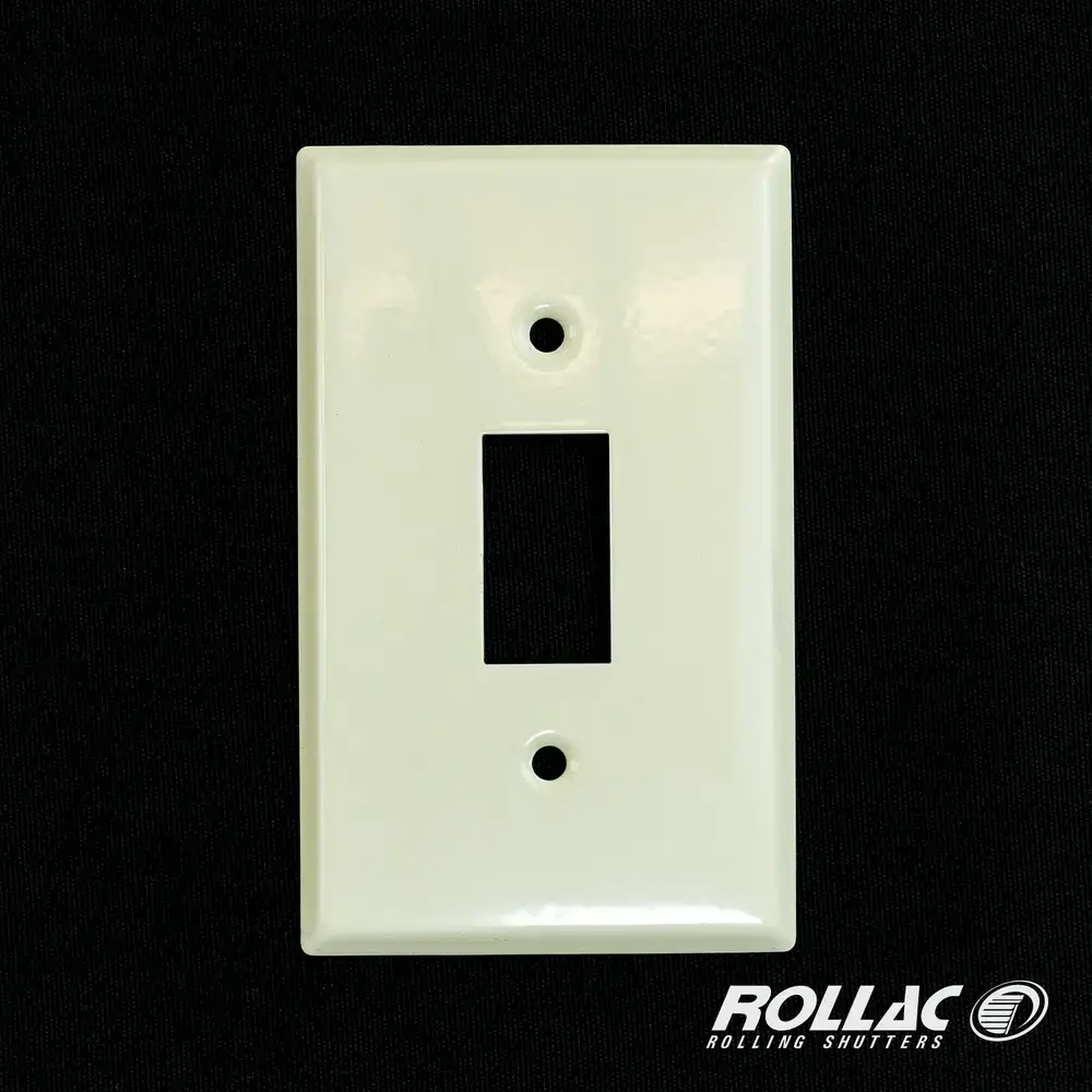 8426-1 Rocker Plate, 1 gang, Ivory