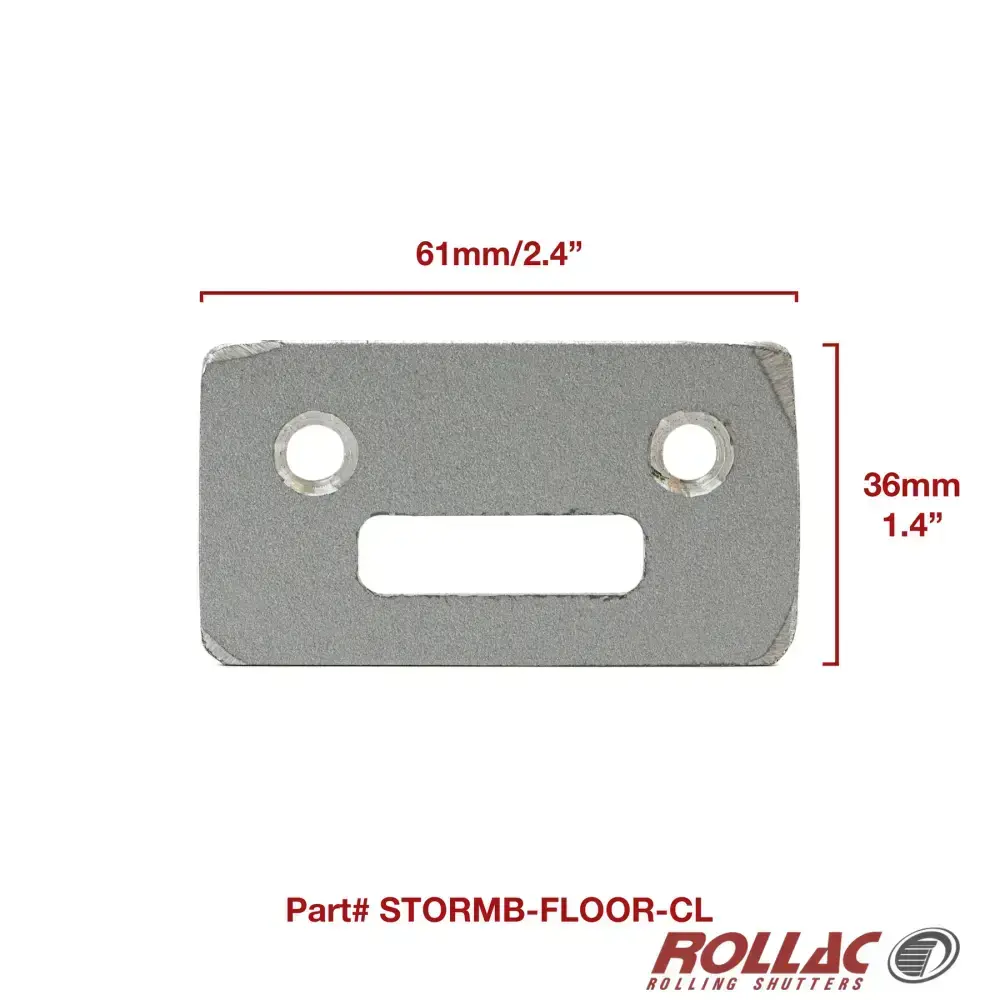 Stormbar floor plate